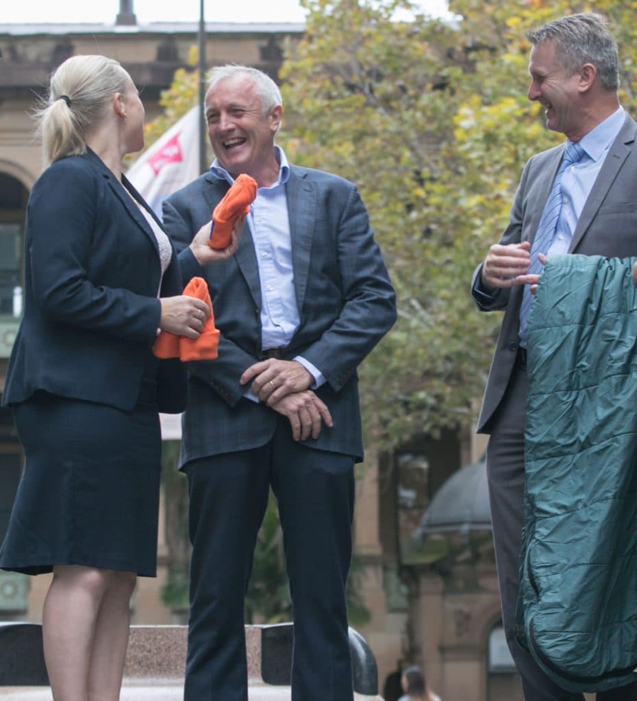 Dianne Lucas, Mick Boyle and Bernard Fehon