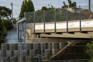 Allawah Rail Overbridge Side