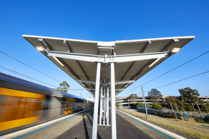 Seven Hills Station Canopy from the far end