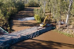 Silverleaf Weir Upgrade Sheet Piling