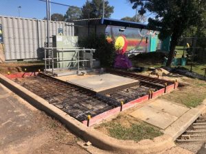 Wastewater Treatment Plant mid-construction