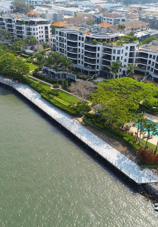 Mariners Reach Riverwalk Remediation Aerial